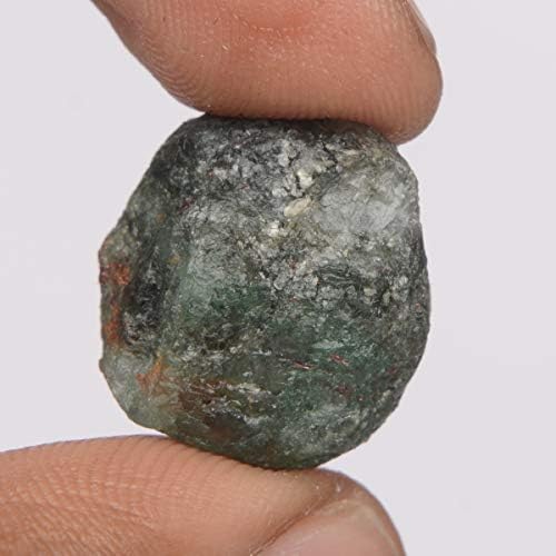 Piatră brută de Fuchsit de Smarald, cristal natural brut și roci pentru lapidar, înfășurare de sârmă 21,50 Ct piatră prețioasă