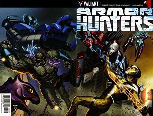 Armor Hunters 1 VF / NM ; carte de benzi desenate Valiant