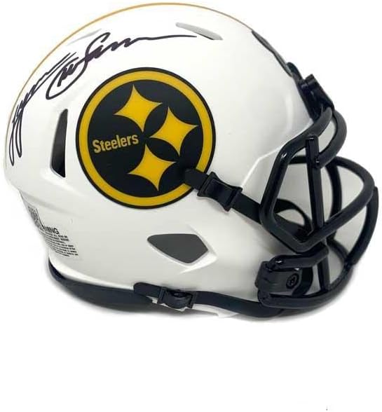 Lynn Swann autografat Pittsburgh Steelers eclipsa lunară mini cască-autografată NFL mini căști