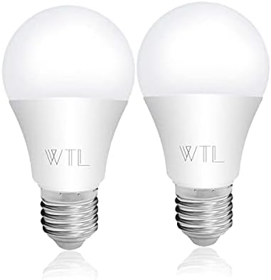 WTL bec cu 3 căi, A19 50/75 / 100W echivalent 5000k Lumina zilei, 500/1200/1600LM, Becuri LED cu trei căi pentru lampă de masă,