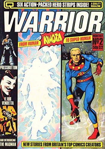 Warrior 2 FN ; carte de benzi desenate de calitate Fleetway / Marvelman V pentru Vendetta