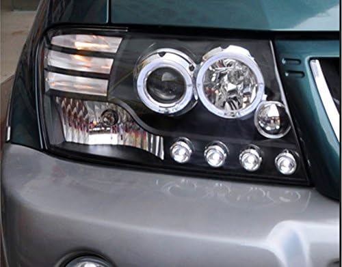 Gowe Car Styling pentru Mitsubishi Pajero V73 faruri pentru V73 LED lampă de cap Angel eye led DRL Lumină frontală Bi-X temperatura
