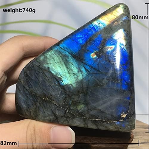 Doupe Labradorit piatră prețioasă naturale albastru lustruit cristal minerale Specimen piatră prețioasă Moonstone corp meditație