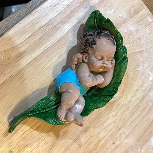 HiParty drăguț dormit înger copil pe o frunză de silicon Fondant mucegai înger cu aripi Baby duș petrecere de Aniversare Tort