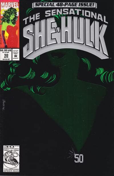 Senzațional ea-Hulk, 50 VF / NM; Marvel carte de benzi desenate / John Byrne