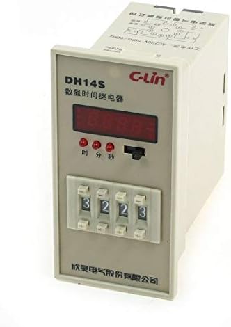 DH14S AC 220V 0.01S-99H99M LCD Afișare LCD Releu de timp programabil