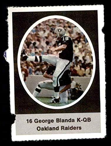 1972 Sunoco Stamps George Blanda Oakland Raiders Ex/Mt Raiders Kentucky