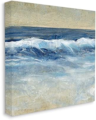 Stupell Industries Picting Beach Tide Pictura contemporană Whitecaps moale, proiectat de Tim O'Toole Canvas Wall Art, 24 x