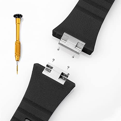 Curelă de lux Kavju Metal+Carcasă pentru Apple Watch Band Kit Mod Kit 41mm 44 mm 45mm Set de cauciuc Set de cauciuc Iwatch
