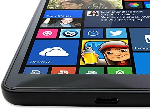 Protector de ecran Skinomi compatibil cu Microsoft Lumia 535 Clear Techskin TPU Anti-Bubble Film HD
