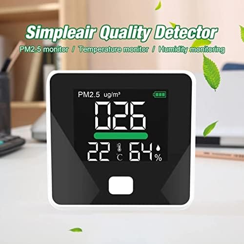 Gros PM2. 5 Detector de calitate a aerului Detector de temperatură umiditate contor de gaz Monitor LCD ecran praf termometru