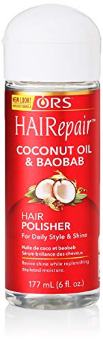 Ulei de cocos ORS HAIRepair și lustruitor de păr Baobab pentru stil și strălucire zilnică
