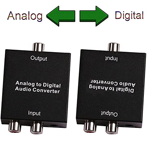 Conectori Digital La Analog Audio Converter Dac 3.5 MM Jack 2FOR RCA amplificator decodor fibra optica semnal coaxial Analog