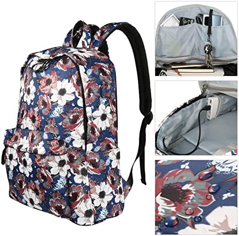 Pachete de zi polivalente, rucsac de colegiu pentru școlii, geantă ușoară de 15,6 inci laptop pentru muncă și călătorie