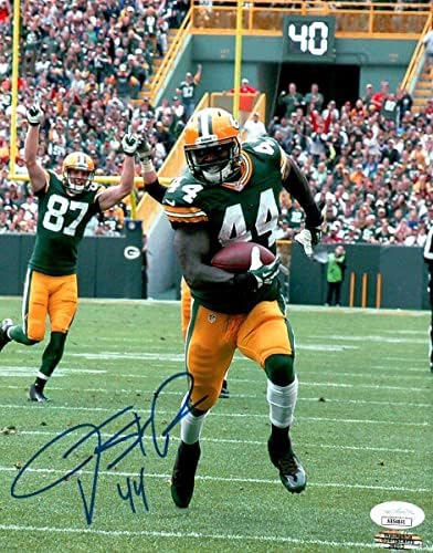 James Starks semnat autografat 8x10 Photo Packers Touchdown Run JSA AB54841 - Fotografii autografate NFL