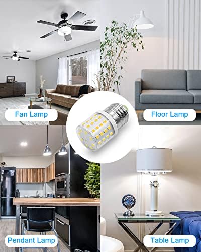 ZHENMING LED frigider bec 4W înlocuire AC100-265V 3.5 W frigider bec, E26 mediu de bază Compact luminos Lampă de porumb pentru