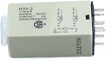 SVAPO H3Y-2 0-30S POWER ON TIME DAY RELAY Timer DPDT 8pins Tensiune: 220V 110V 24V 12V