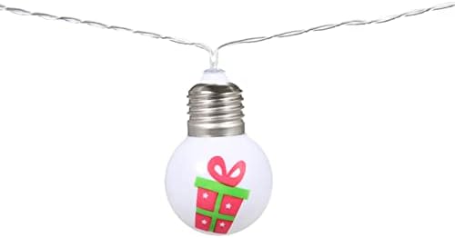 Model de cadou de Crăciun Karlak Light Bulb Lumini de coarde 5ft 10 Lumini decorative de basm Lumini LED On Light Mod pentru