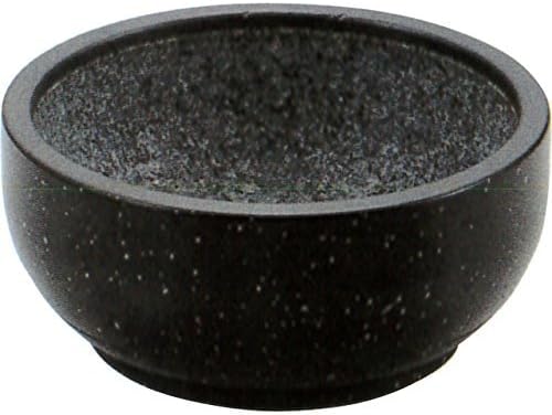福井 クラフト Stone Ishiyaki Pot 5-995-17 Ishibyaki Bibimba Frame de aluminiu negru, φ17x7.5cm, gri