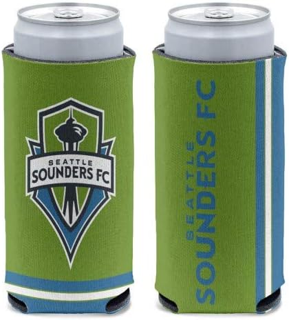 Wincraft MLS Seattle Sounders FC Slim Can Can Cooler, Culorile echipei, o dimensiune