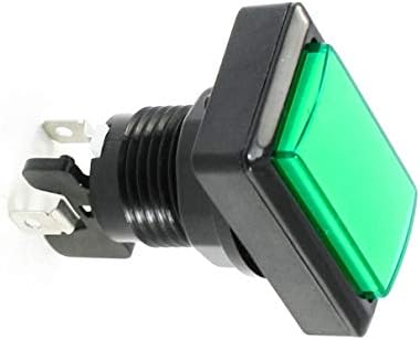 Aexit momentane Spst switch-uri Verde dreptunghi buton comutator pentru Pushbutton switch-uri Mașină de joc