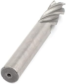 Aexit 30mm tăiere End Mills Adâncime 4 flauturi HSS spirală End Mill Cutter Tool 12mm pătrat nas End Mills x 12mm