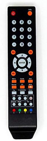 New Replacement Remote Control for Sceptre TV U435CV-UMR C550CV-UMR E195BD-SR E246BD-SMQK E168WV-SS X438BV-FSR X322BV-SRR C650CV-UMR