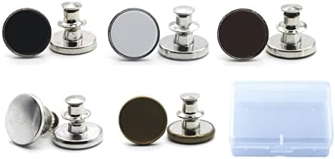Mahavimoksa 1box mixte metal butoane Jean Pins No Sew & Fără instrumente de înlocuire instantanee Snap Tack Pant Button
