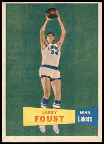 1957 Topps 18 Larry Foust Minneapolis Lakers Ex Lakers La Salle University