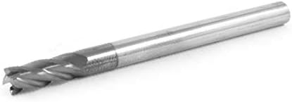 X-DREE feronerie freza 4mm diametru de taiere 4 flauturi Tungsten Carbide End Mill(Fresa de herraje 4 mm Di Comandometro de