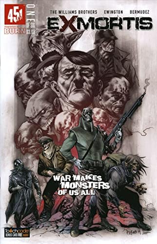Exmortis 1 VF / NM ; 451 Media Group carte de benzi desenate / Frankenstein Dracula în al doilea război mondial