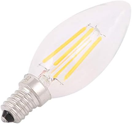 Aexit AC 220V corpuri de iluminat și comenzi 4W C35 LED lampă cu incandescență candelabru bec Dimmable E14 alb cald