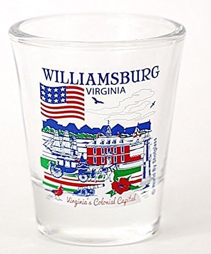 Williamsburg Virginia Great American Cities Collection Shot Glass