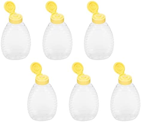 Alipis 18 buc zahăr container sirop practice Flip Squeeze Plastic capace gol Condiment cu Dispenser salata sticle Refillable