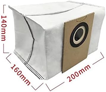 Geantă de praf cu aspirator UViyo 10 Pack Cleaner Compatibil cu Viomi Alpha2 Pro Bags de înlocuire
