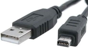 Cablu USB Camera, CB-USB5 CB-USB6 CB-USB8 Transfer de date Cablu de cablu încărcător compatibil cu Olympus Tough TG-830 TG-630