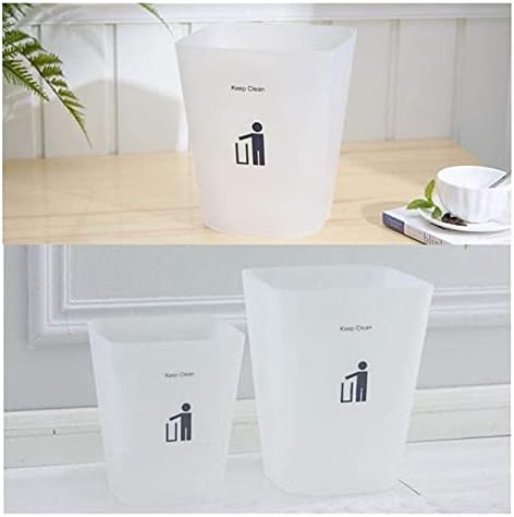 Coșul de gunoi pot pătra căsuță de culoare solidă, coșul de gunoi din plastic, coș de hârtie transparent, coșul de reciclare