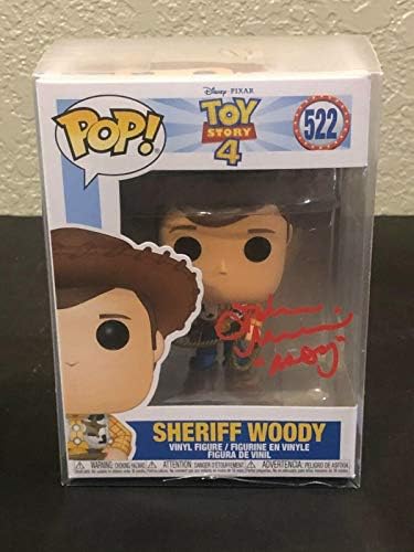 John Morris Disney Toy Story Andy Sheriff Woody Semnat Autograph Funko Pop Bas - Figurine autografate MLB