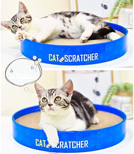 LOVEPET pisica Scratch bord pisica cuib Disc forma slefuire Gheara jucărie pisica Pet consumabile 37.5X37. 5X6cm