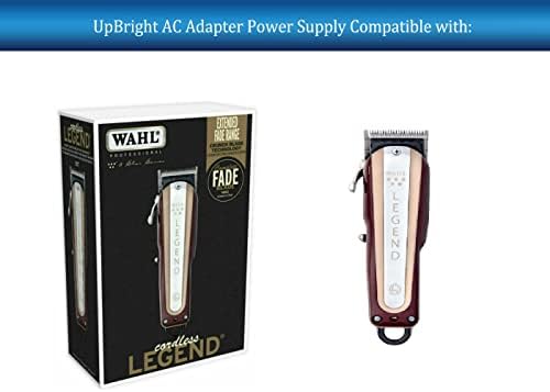 Adaptor AC/DC Upbright 2-Prong Compatibil cu WAHL 08594 Profesionist Seria de 5 stele Legend LithIum Lithium Lithium Lithum