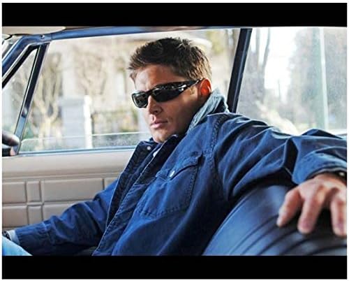 Sexy Dean Winchester în mașină cu ochelari de soare pe - Fotografie / fotografie 8x10 - HQ - Supernatural Jensen Ackles