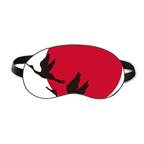 Japonia Red Black Flying Flying Sleep Scut Scut SHIELD NOAPTĂ SĂRBĂTOR BLINDFOLD SHADE