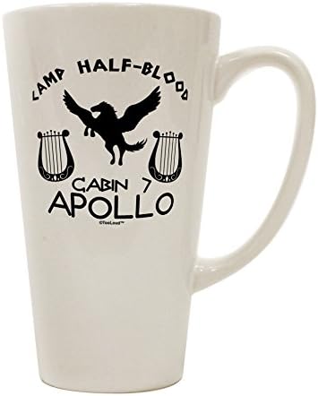 Cabină Tooloud 7 Apollo Camp Half Blood 16 oz Latte Cană de cafea