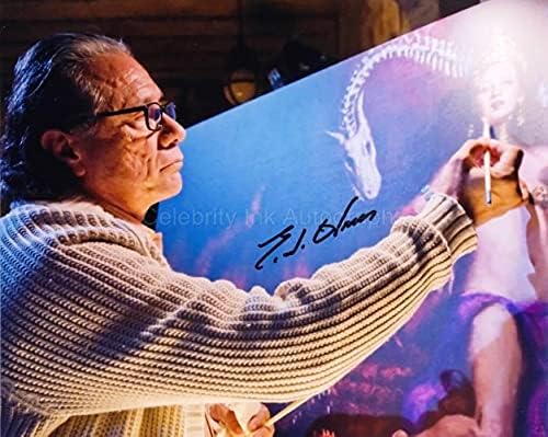 Edward James Olmos în calitate de prof. James Gellar - Dexter 8 x10 Autograf autentic