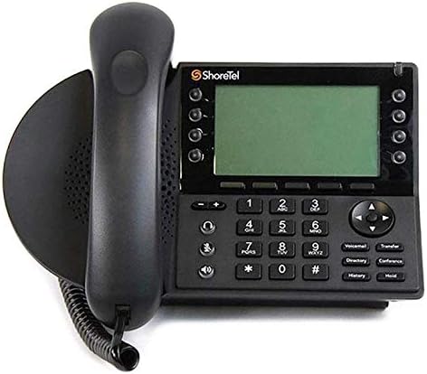 Telefon Shoretel IP 480G cu nou telefon HD și cabluri - negru