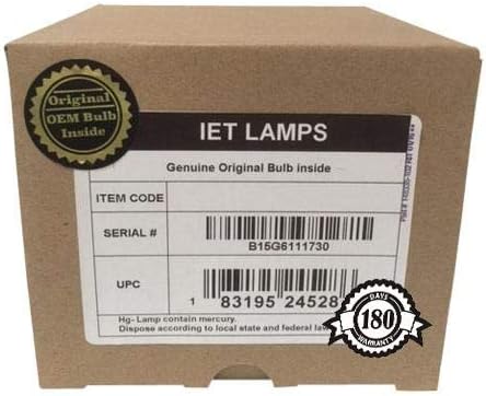 Lămpi IET - pentru Boxlight N12 BNW Projector LAMP ASSEMBLARE DE ÎNCĂRCARE A LAMPULUI ORIGINAL ORIGINALE AENUALE PHILIP UHP