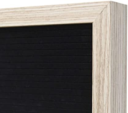 Decor de casă Haven Framed Black Board cu un pachet de 180 de litere și simboluri, rame de 10 ”w x 5” H - caneluri sigure țin