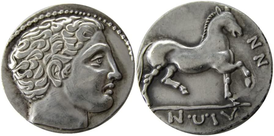 Dolar de argint Monedă greacă antică Copie străină Plată de argint Monedă comemorativă G44S