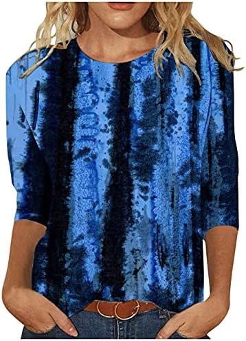 Cămăși pentru femei Tricouri Crewneck Pulovere Bloc de culoare floare imprimată cu mânecă lungă tricou tunică Topuri 2023