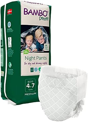 Bambo Nature Premium pantaloni de noapte de vis: Băieți 4-7 ani, 10 Număr